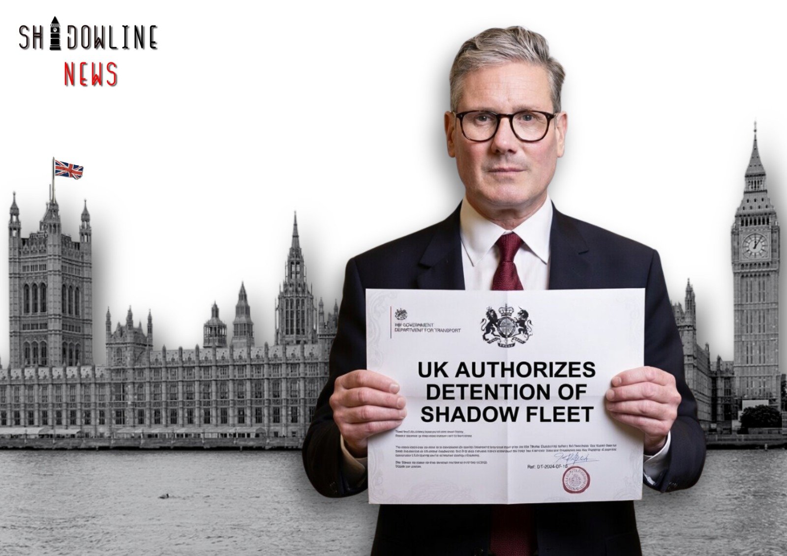 Starmer authorises military to detain shadow fleet vessels in British waters