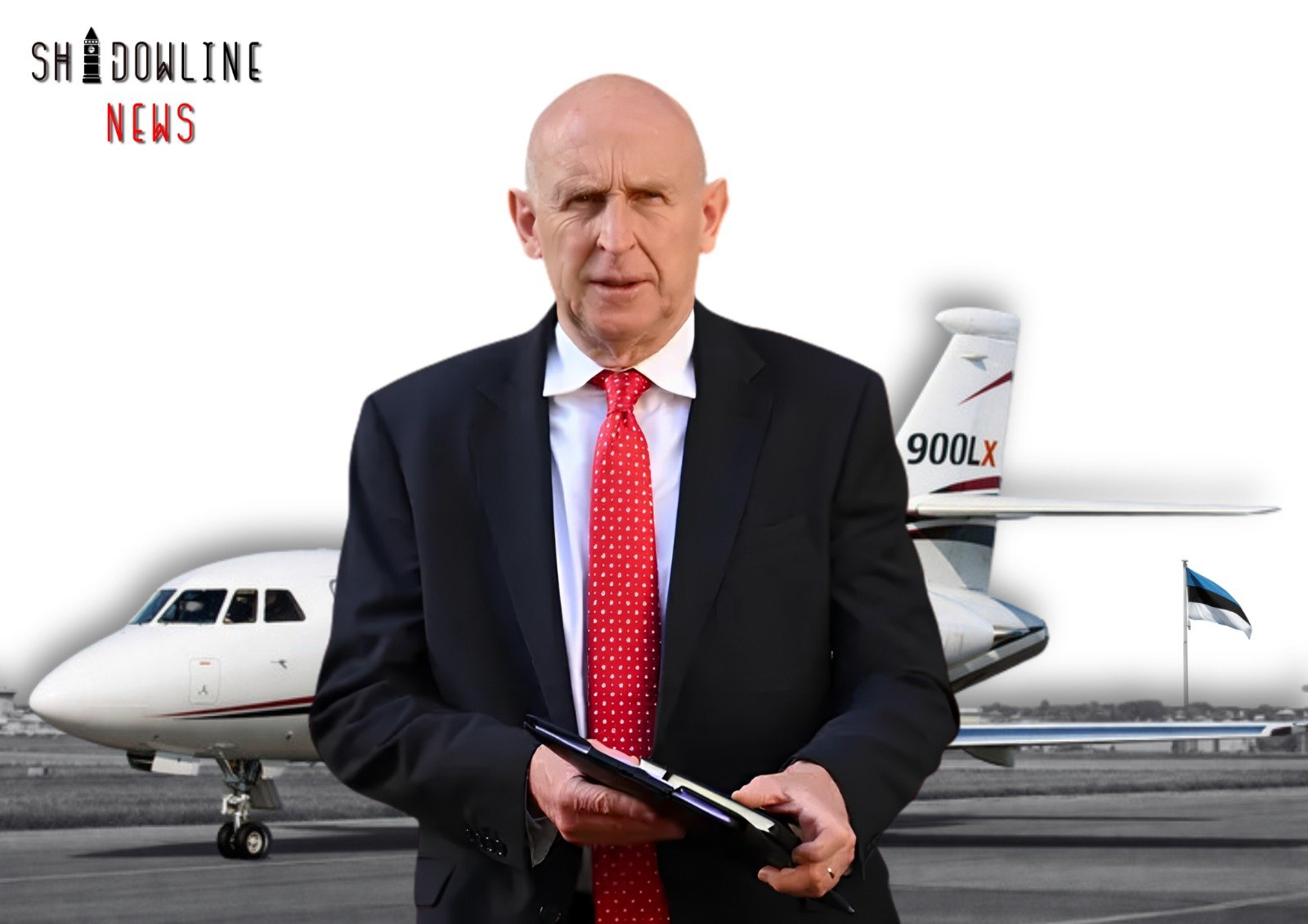 The Defence Minister’s plane was affected by Russian electronic warfare systems over the Baltic