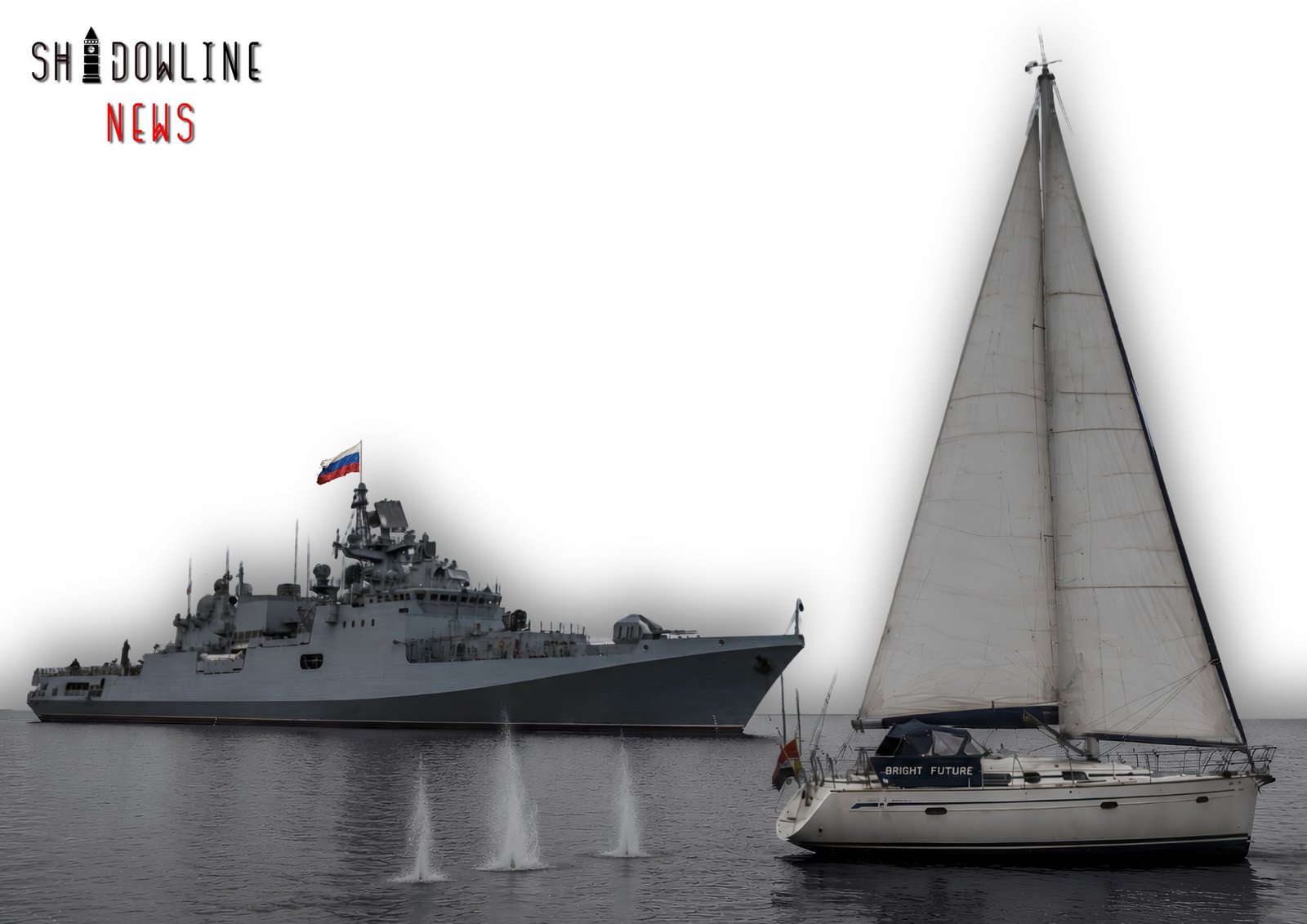 Russian warship fires warning shots near British yacht in Channel