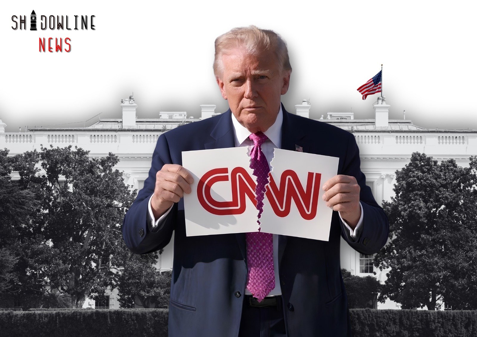 US TV networks boycott coverage of the president following CNN’s suspension