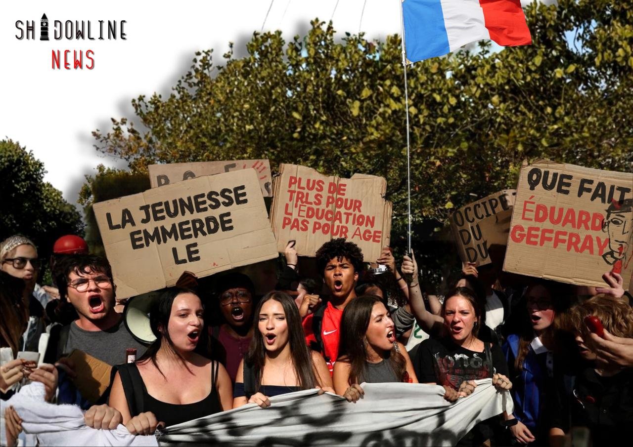 French high school protests spread to more than 1,200 lycées
