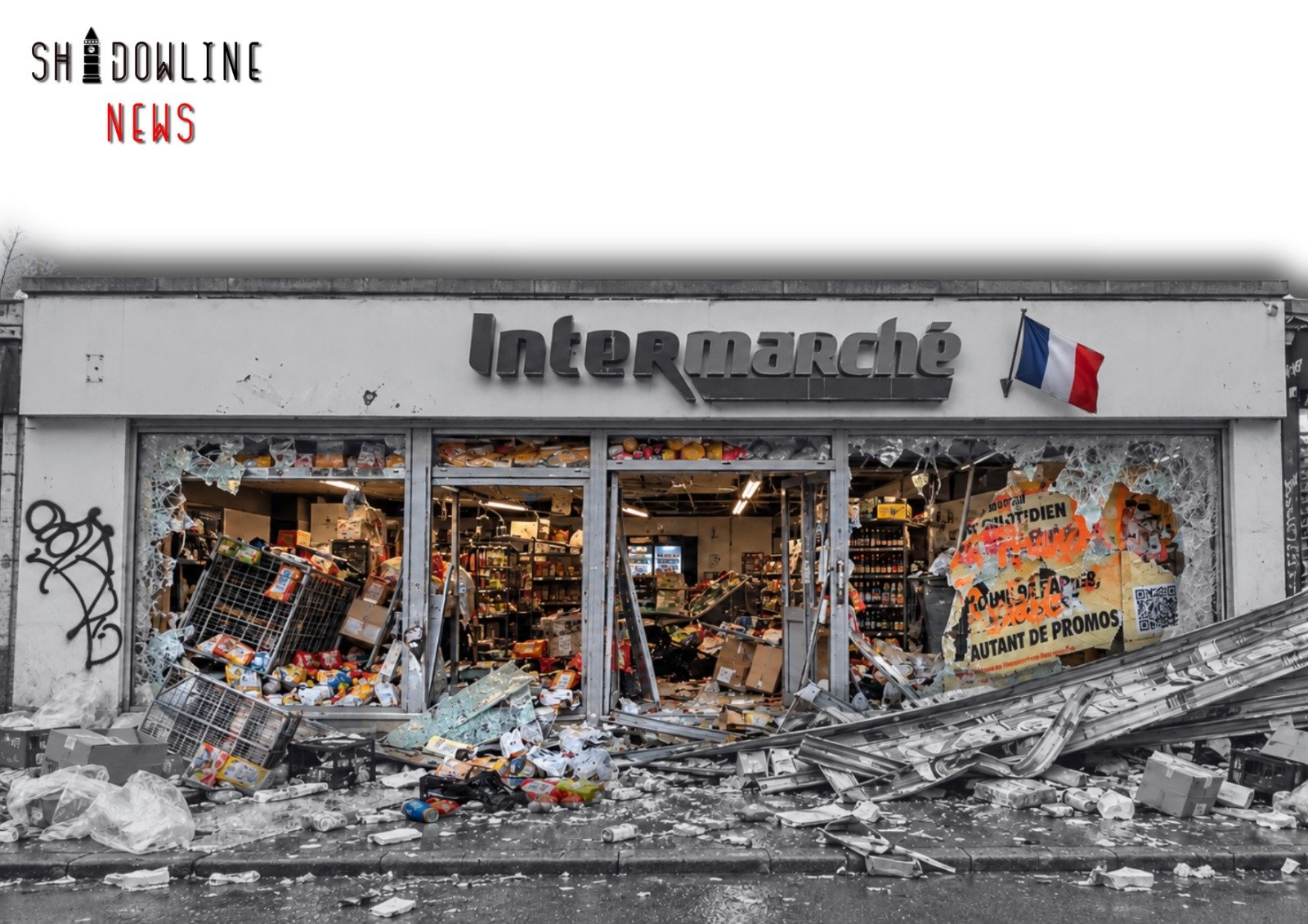 Around 3,000 shops damaged in riots and looting in France